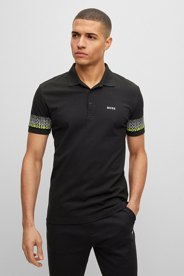 ΜΠΛΟΥΖΑ POLO BOSS - 001 ΜΑΥΡΟ